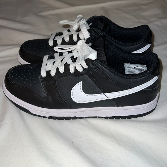 Nike | Shoes | Nike Dunk Low Big Kids Shoes Blackoff Noirwhite Black Pandas Us Size 5y | Poshmark